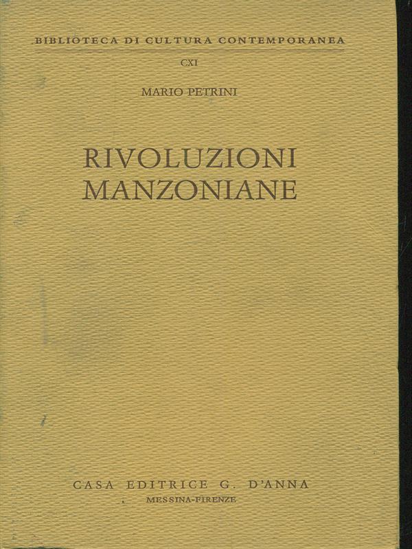 Rivoluzioni manzoniane