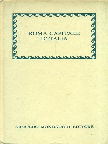 Roma capitale d'Italia - copertina