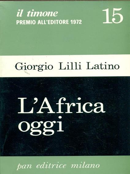 africa oggi - Giorgio Lilli Latino - copertina
