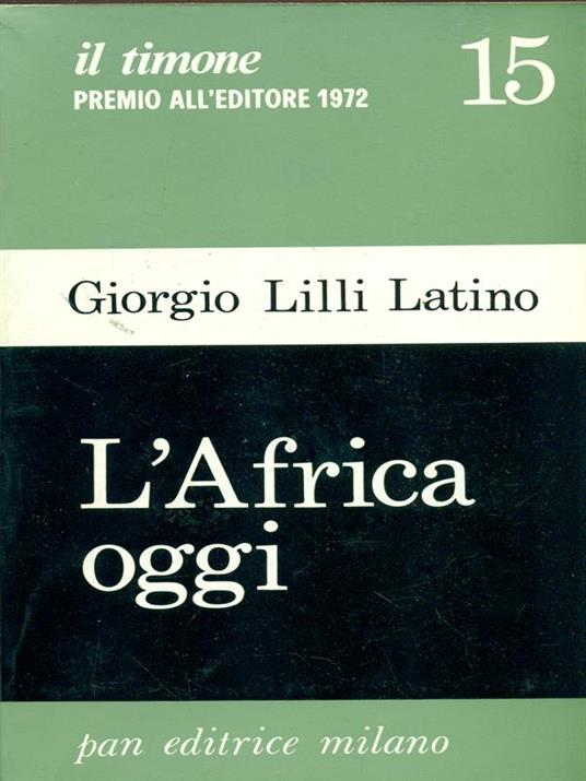 africa oggi - Giorgio Lilli Latino - copertina