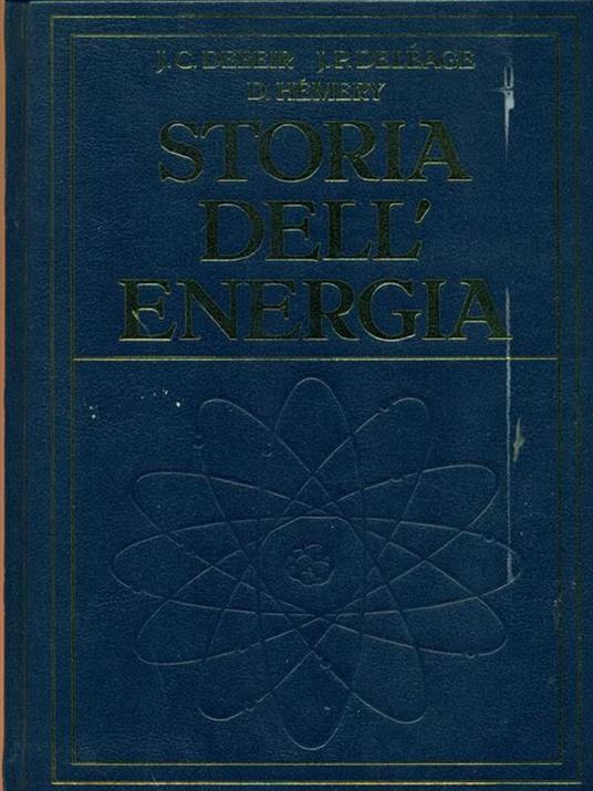Storia dell'energia - copertina