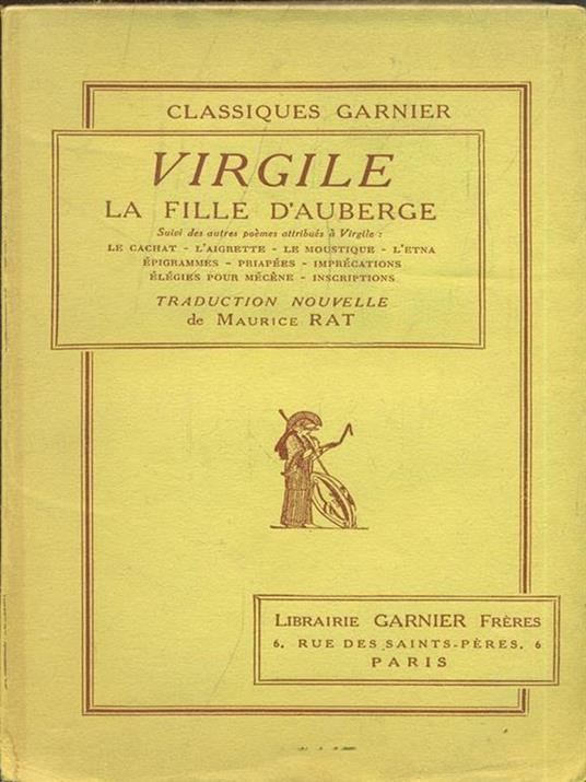 La fille D'Auberge - Publio Virgilio Marone - copertina