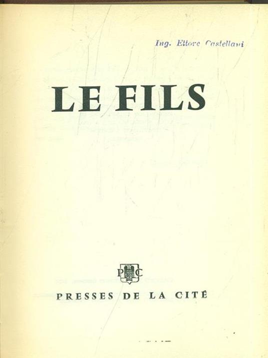 Le fils - Georges Simenon - copertina