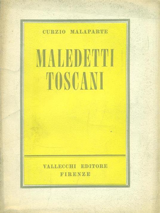 Maledetti toscani - Curzio Malaparte - copertina