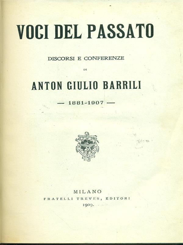 Voci del passato