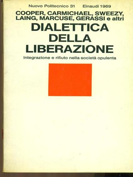 Dialettica della liberazione - copertina