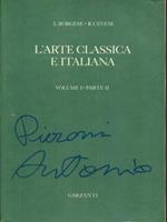 L' arte classica e italiana volume I parte 2