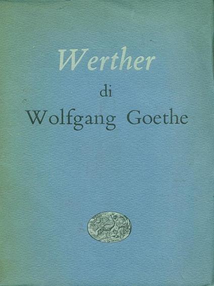 Werther - Johann Wolfgang Goethe - copertina