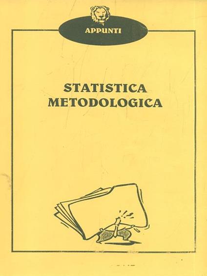Statistica metodologica. Appunti - copertina