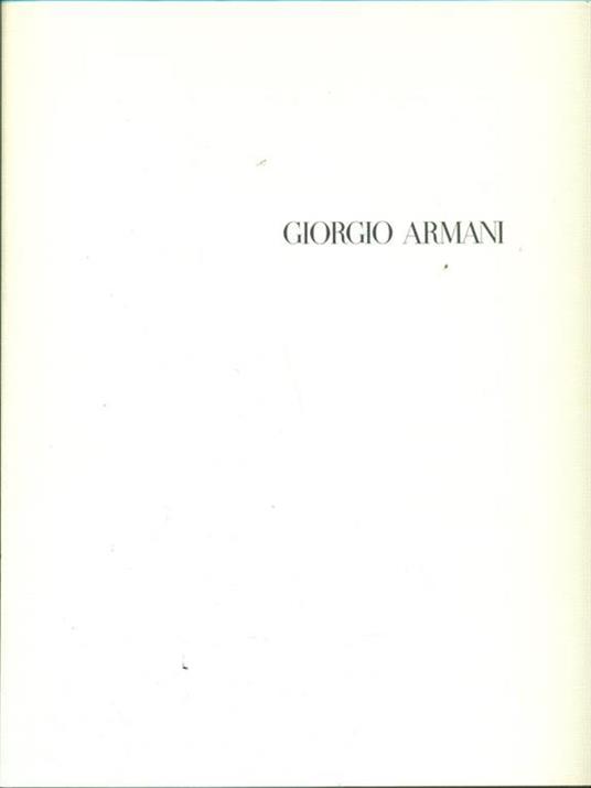 Giorgio Armani. Collezione Autunno Inverno1990/91 - copertina