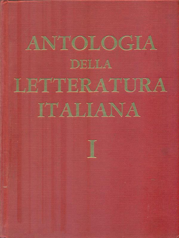 Antologia della letteratura italiana II parte seconda