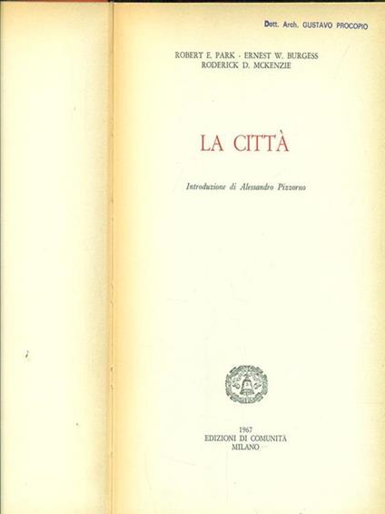 La citta - copertina