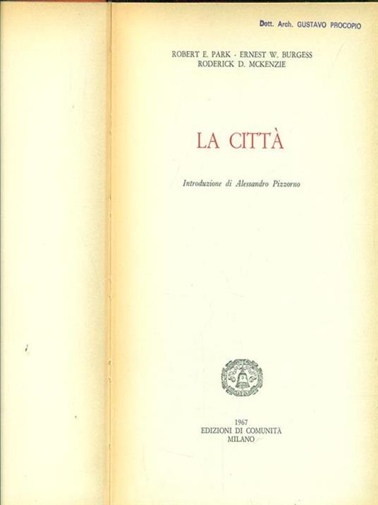 La citta - copertina
