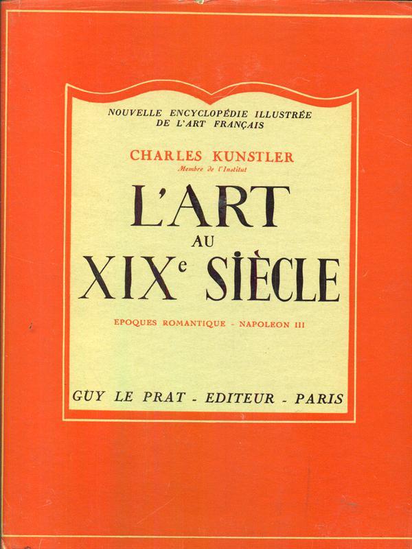 L' art au XIX siecle