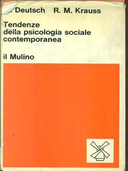 Tendenze della psicologia sociale contemporanea - copertina