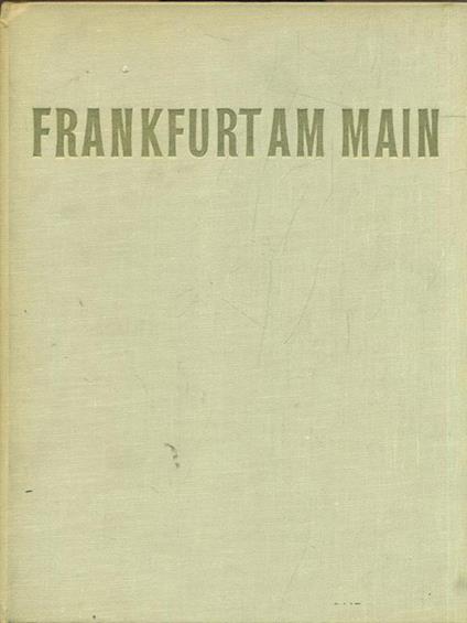 Frankfurt am main - copertina