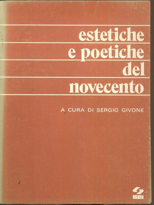 Estetiche e poetiche del Novecento - Sergio Givone - copertina