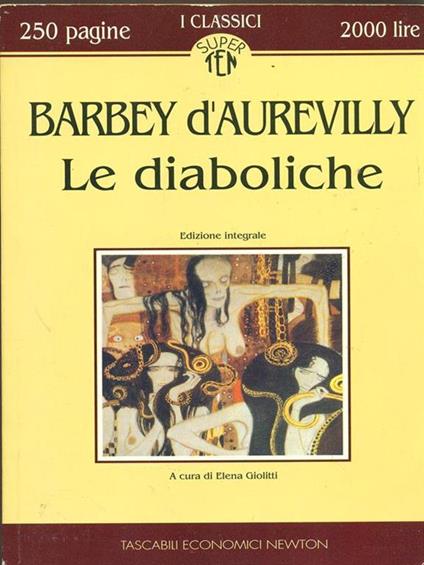 La diaboliche - Jules-Amédée Barbey d'Aurevilly - copertina