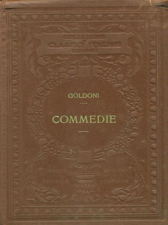 Commedie - Carlo Goldoni - copertina