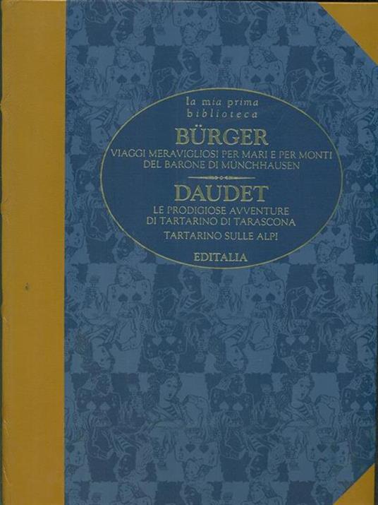 Viaggi meravigliosi per mari e per monti del Barone Muchhausen / Le prodigiose avventure di Tartarino di Tarascona - copertina