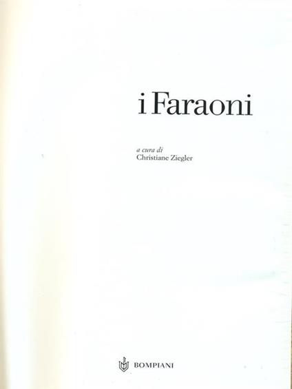 I Faraoni - Christiane Ziegler - copertina