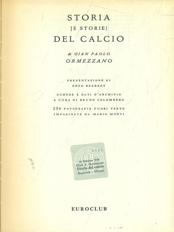 Storia del calcio