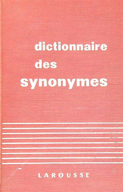 Dictionnaire des synonymes
