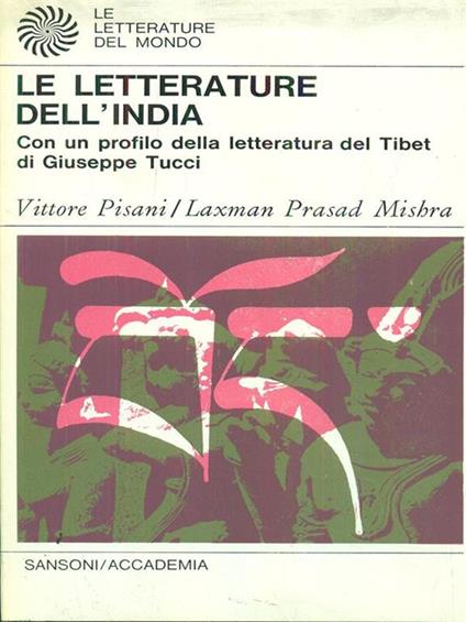 Le letterature dell'india - Pisani,Mishra - copertina