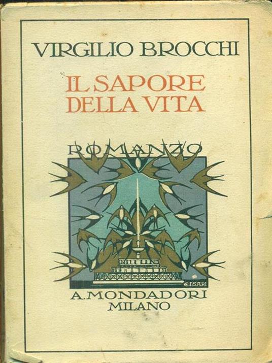 Il sapore della vita - Virgilio Brocchi - copertina