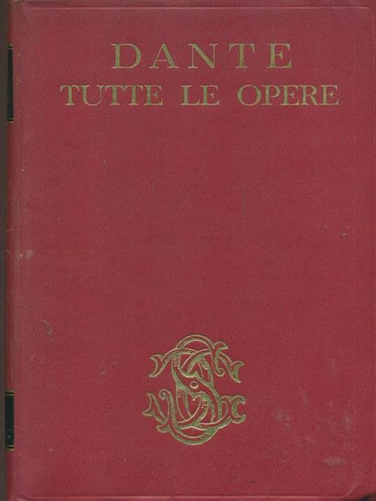 Tutte le opere - Dante Alighieri - copertina