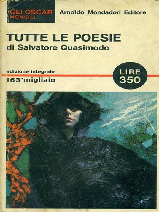 Tutte le poesie - Salvatore Quasimodo - copertina
