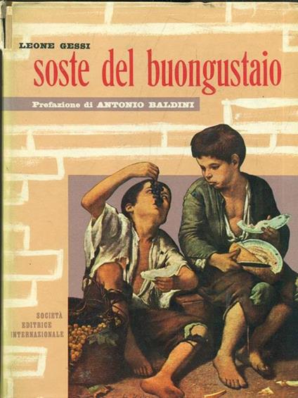 Soste del buongustaio - Leone Gessi - copertina