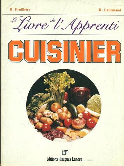 L' apprenti cuisinier - R. Prulhere - copertina