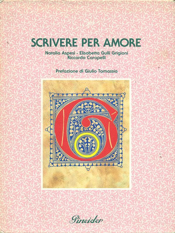 Scrivere per amore