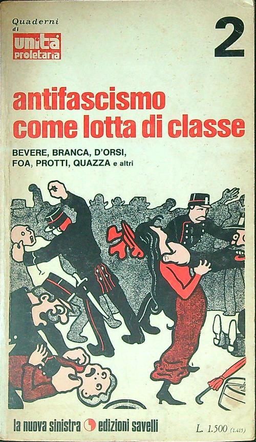 Antifascismo come lotta di classe