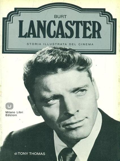 Burt Lancaster - Tony Thomas - copertina