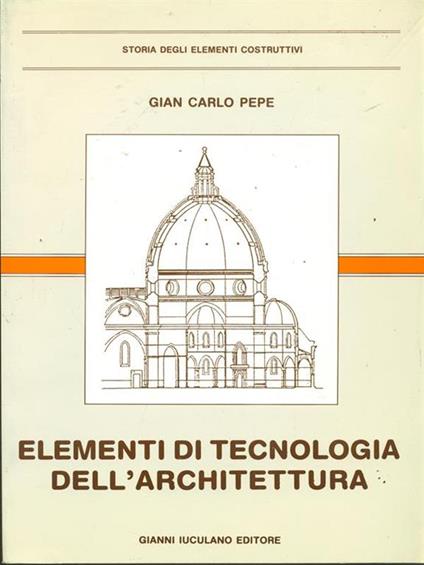 Elementi di tecnologia dell'architettura - copertina
