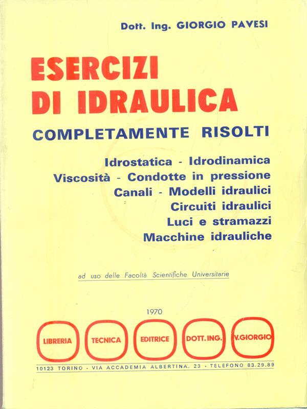 Esercizi di Idraulica
