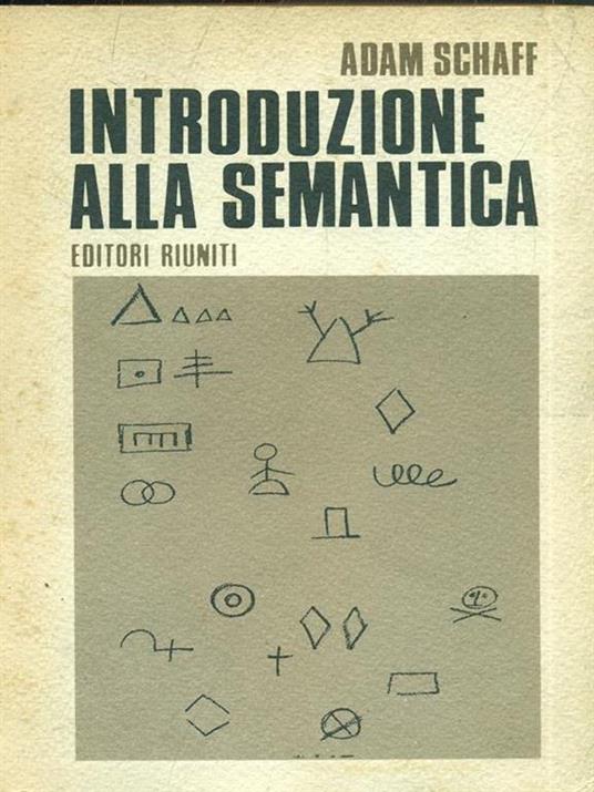 Introduzione alla semantica - Adam Schaff - copertina