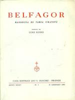 Belfagor anno XXXV - N 1/ 31 gennaio 1980