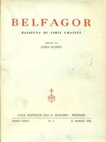 Belfagor anno XXXV N2 / 31 Marzo 1980