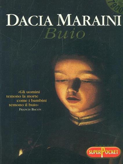 Buio - Dacia Maraini - copertina