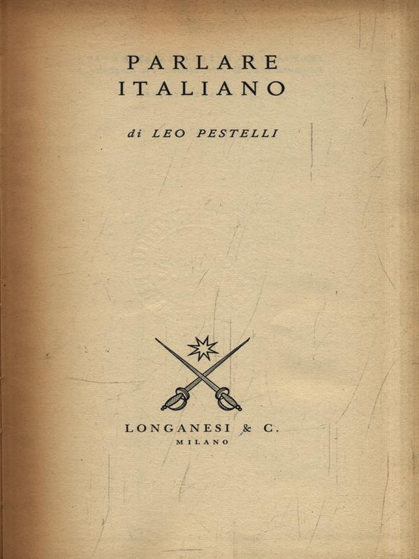 Parlare italiano