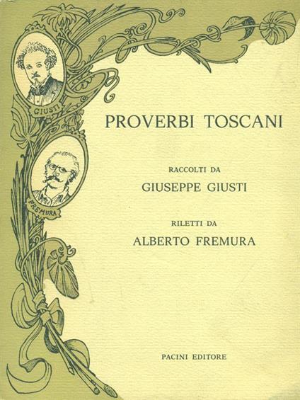 Proverbi toscani - Giuseppe Giusti - copertina