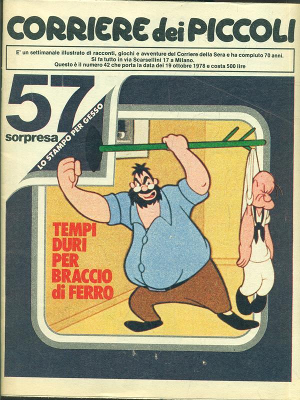 Corriere dei piccoli N. 42/ 19 ottobre 1978