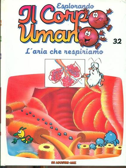 Esplorando il corpo umano 32 L' aria che respiriamo - copertina