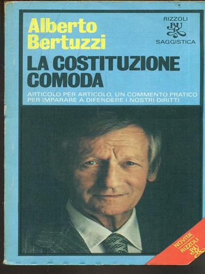 La Costituzione comoda - Alberto Bertuzzi - copertina