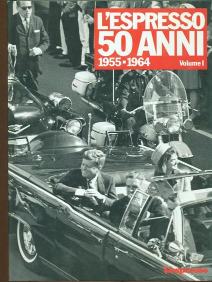 L' Espresso 50 anni - 5 vv. - Erbani - copertina