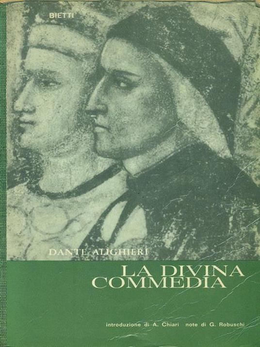 La divina commedia - Dante Alighieri - copertina