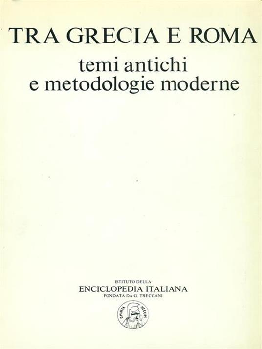 Tra Grecia e Roma - copertina